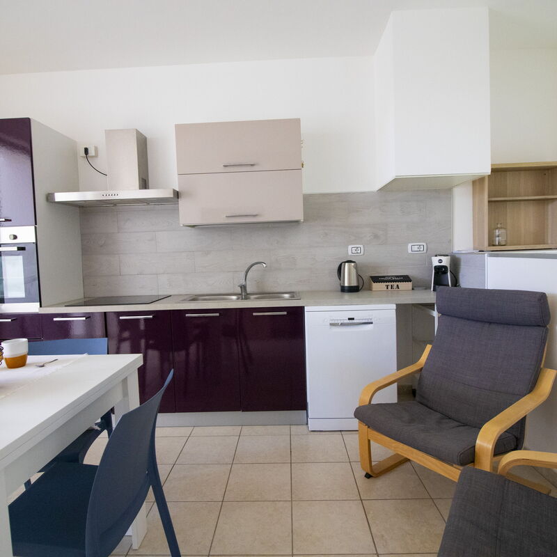 Villa i Gabbiani Otranto: Kitchen