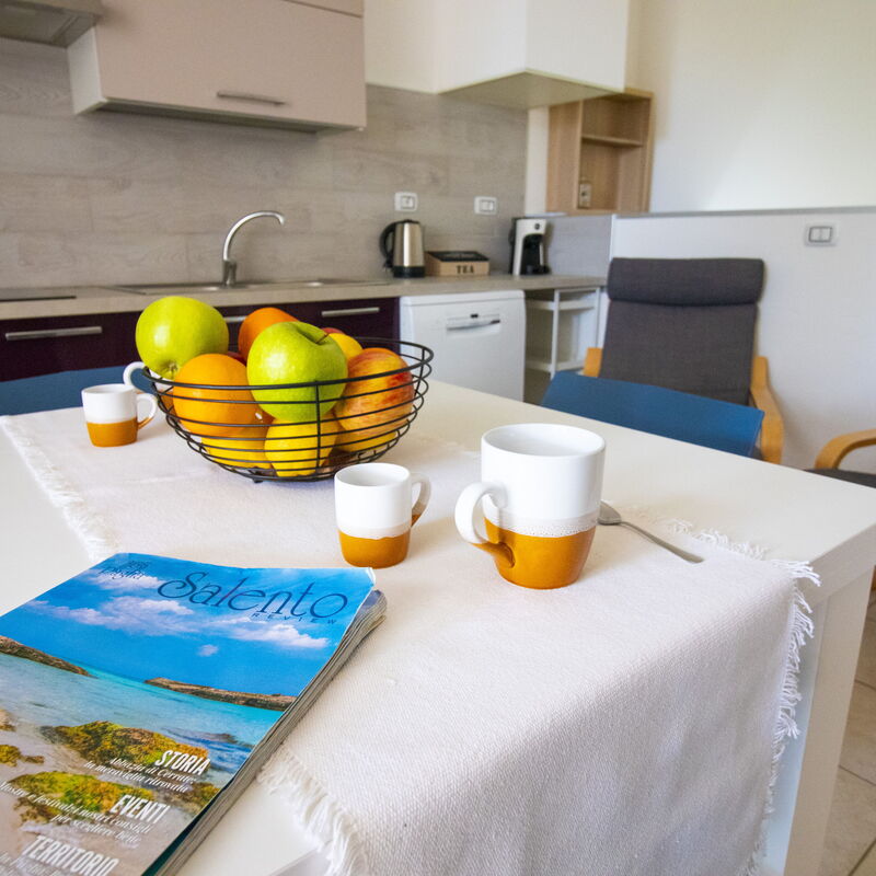 Villa i Gabbiani Otranto: Kitchen