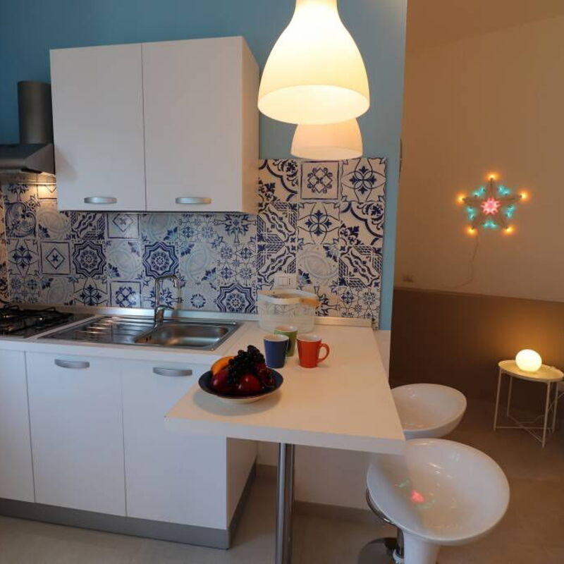 Casa Maya a Otranto: Kitchen